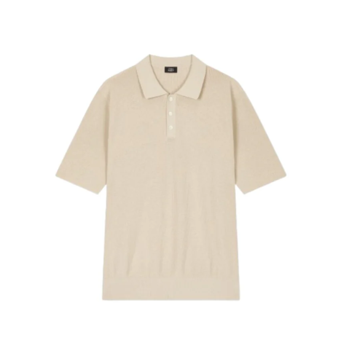 Studio Tomboy Tomboy Loose Fit Collar Knit Light Beige