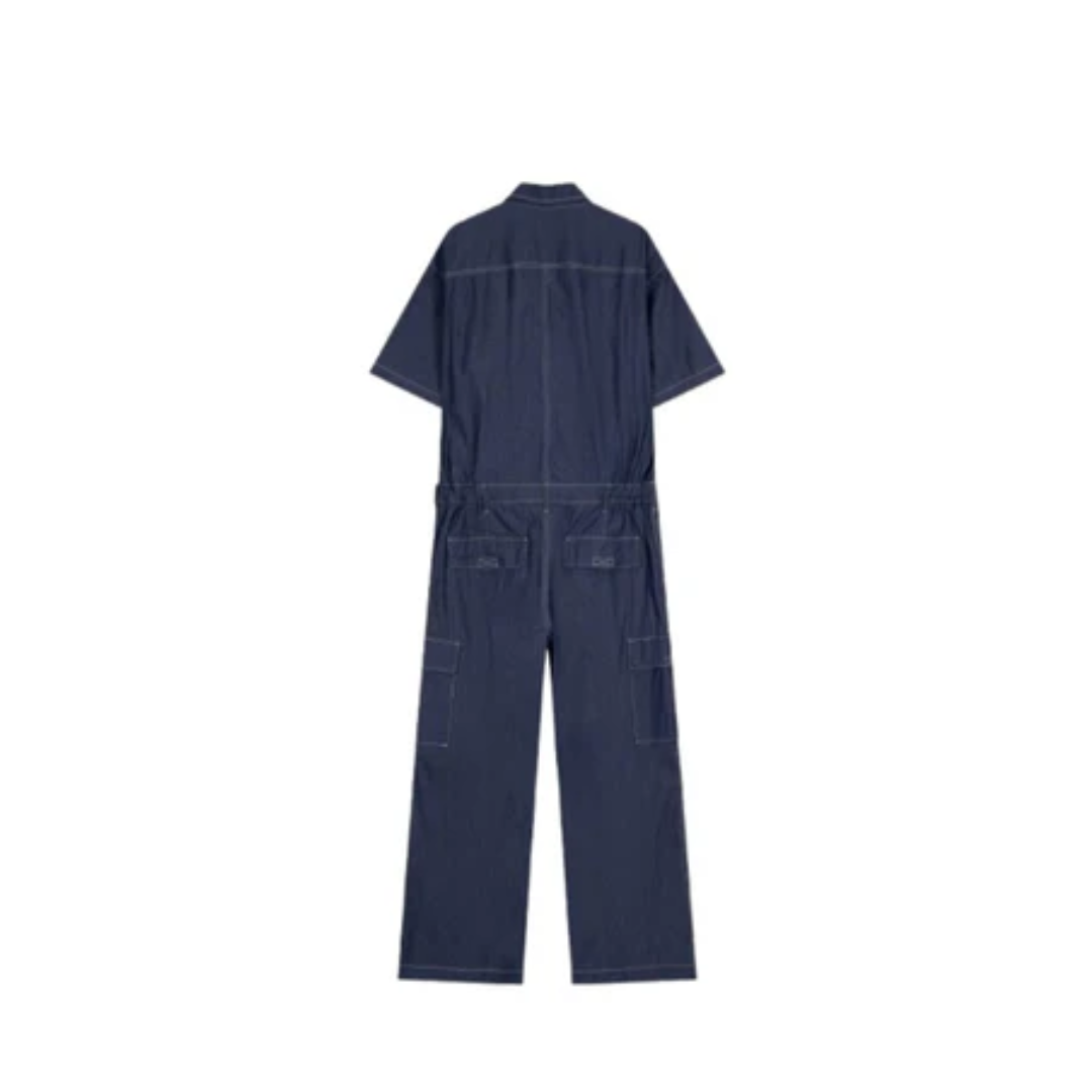 Studio Tomboy Cargo Jumpsuit Blue