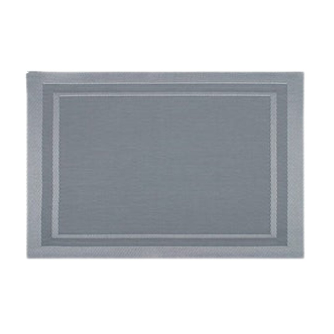 J.Rapee Cornice Placemat Grey 30x45cm