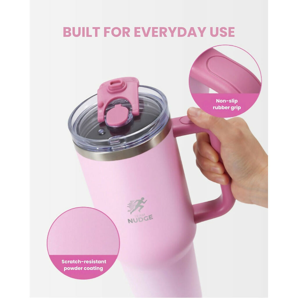 Happycall Team Nudge 1200ml Tumbler with Straw