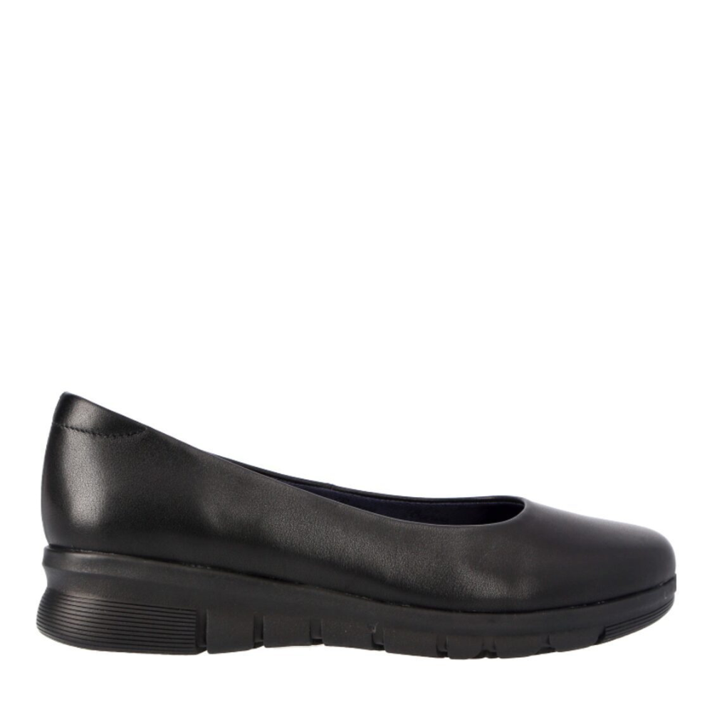 Barani Leather Pumps/Ballet Flats 1205 Black