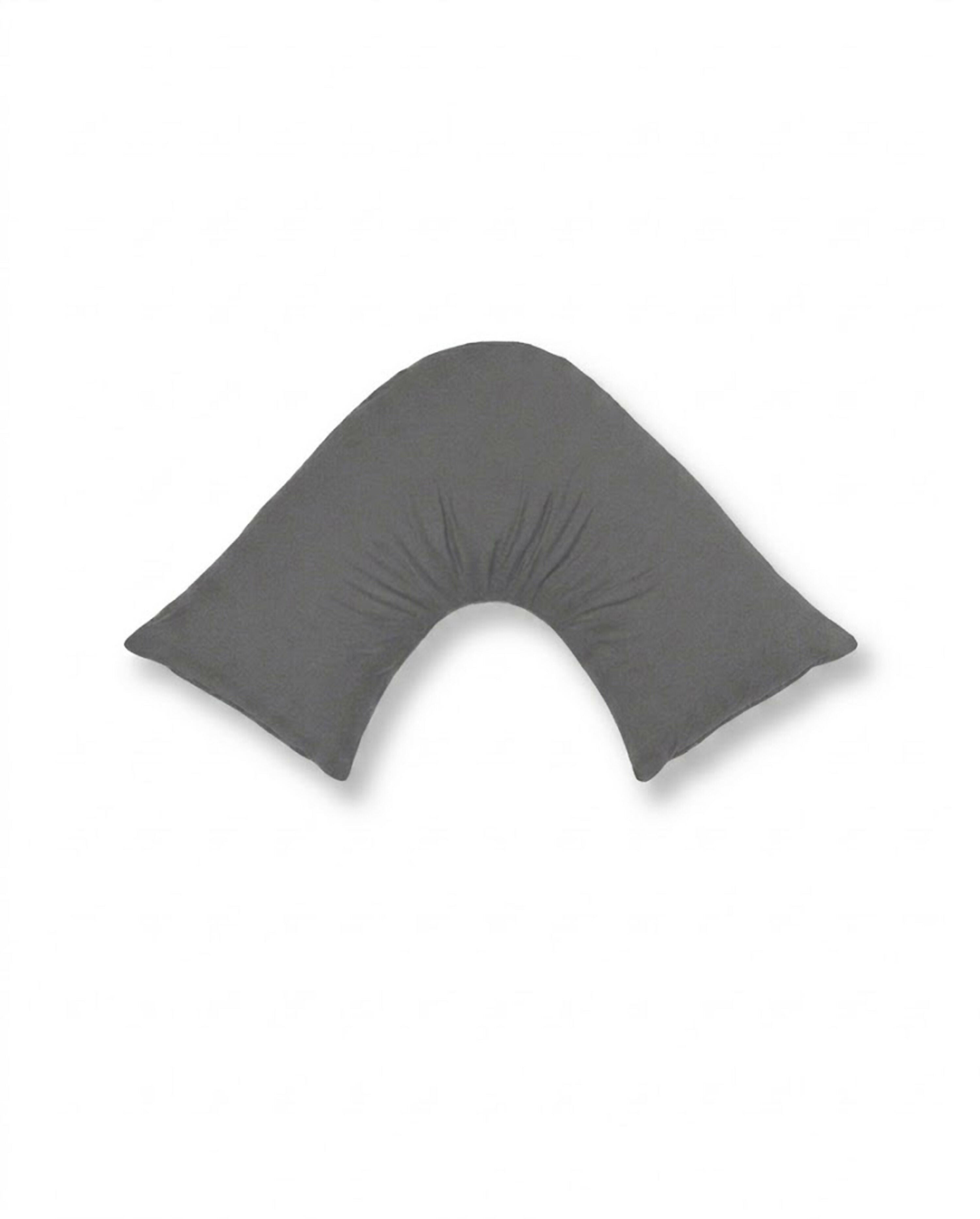Rapee Cuddle U™ V-Shape Pillow & Microfibre Cover Set – 75 x 75 cm – Charcoal