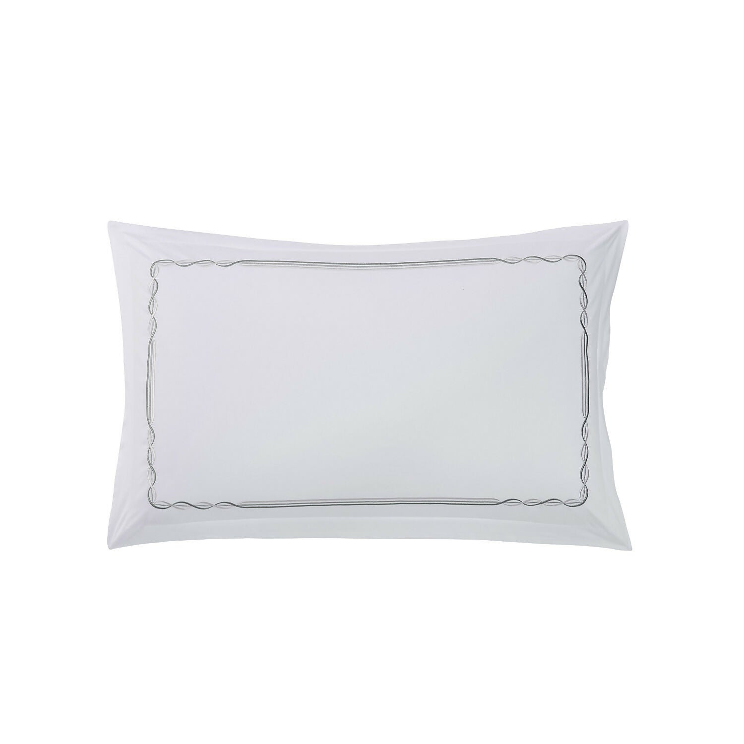 Emanuel Ungaro Embroidery Bedset - White with Green Embroidery