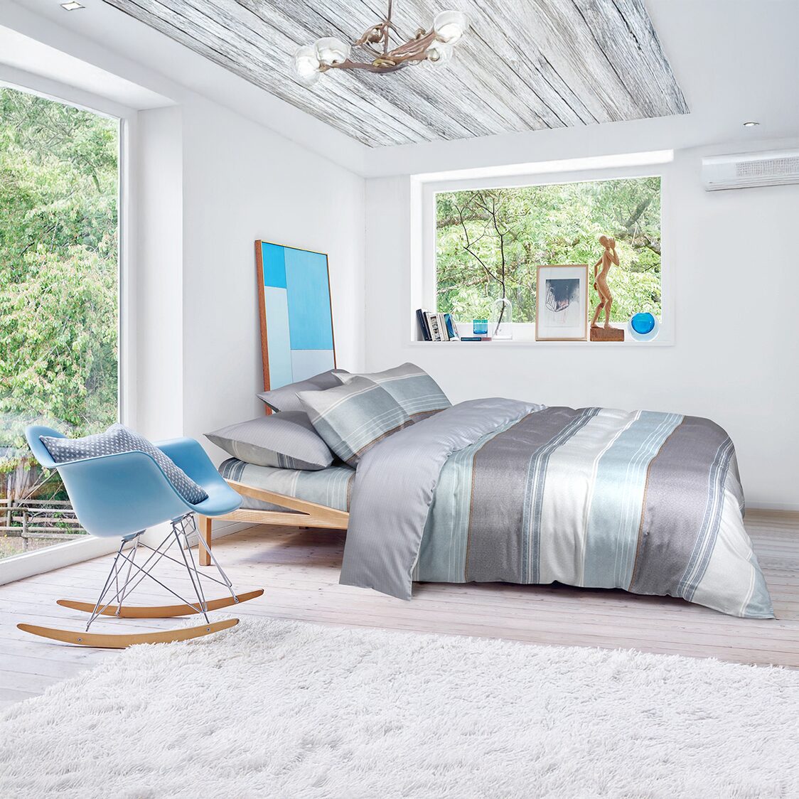 Eurotex Mod Living Made From 100% TENCEL™ Fibers Fitted Sheet Set/ Bed Set - Etro