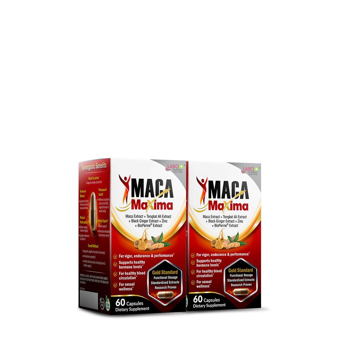 Labo Nutrition MACAMaxima 60 Capsules Twin Pack