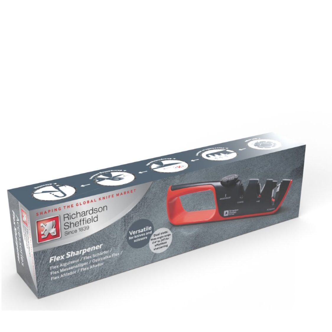 Richardson Sheffield Flex Knife & Scissors Sharpener (KS-3909)