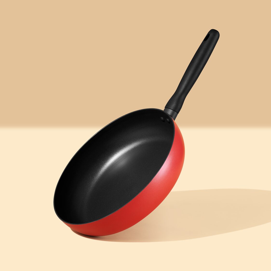 Meyer Bauhaus Nonstick Roma Red Open Frypan (Induction)