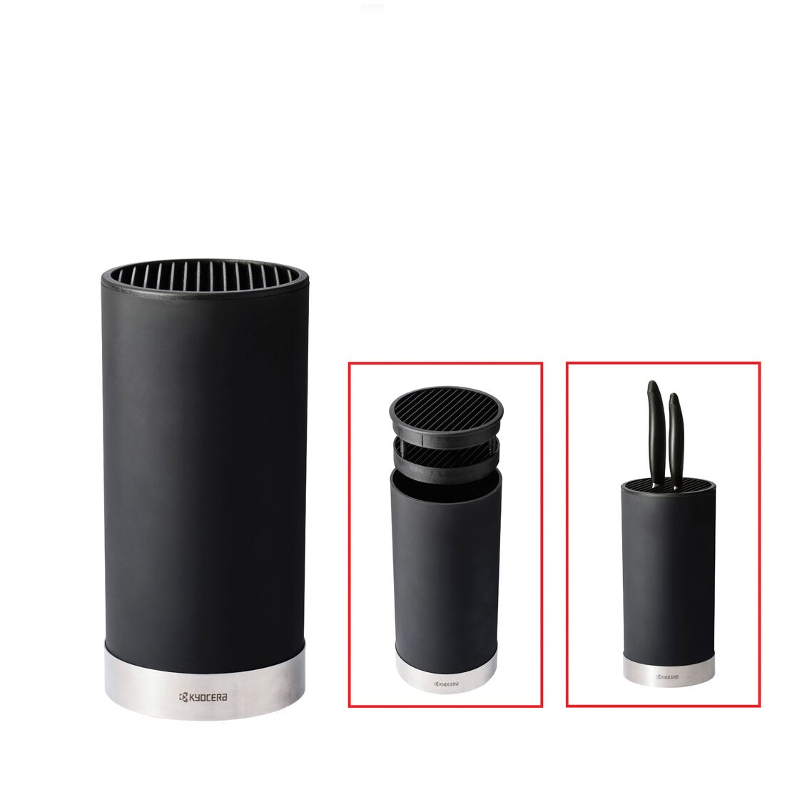 Kyocera Universal Knife Block - Black (KB-U-BK)