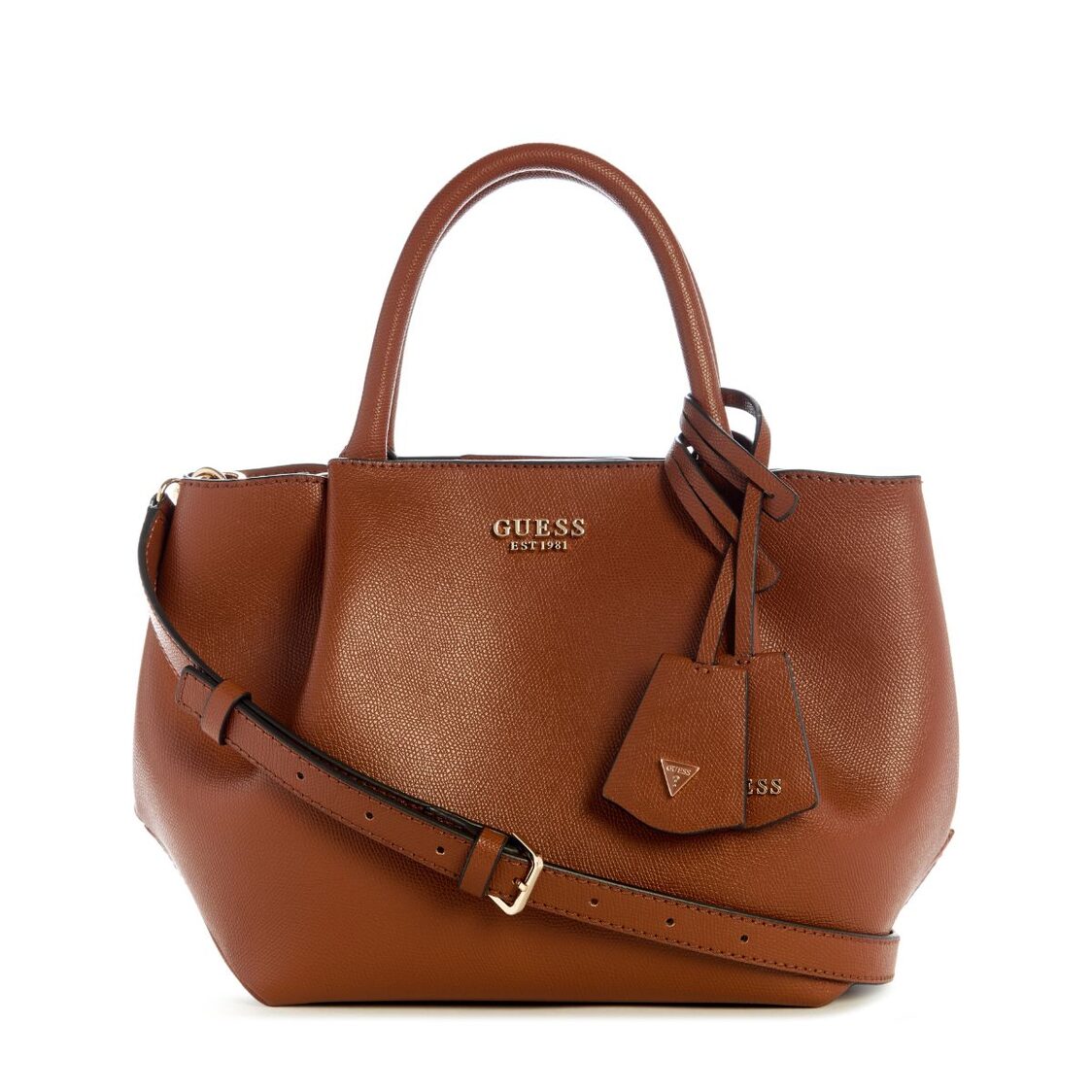 Guess Amorette Girlfriend Satchel - Cognac