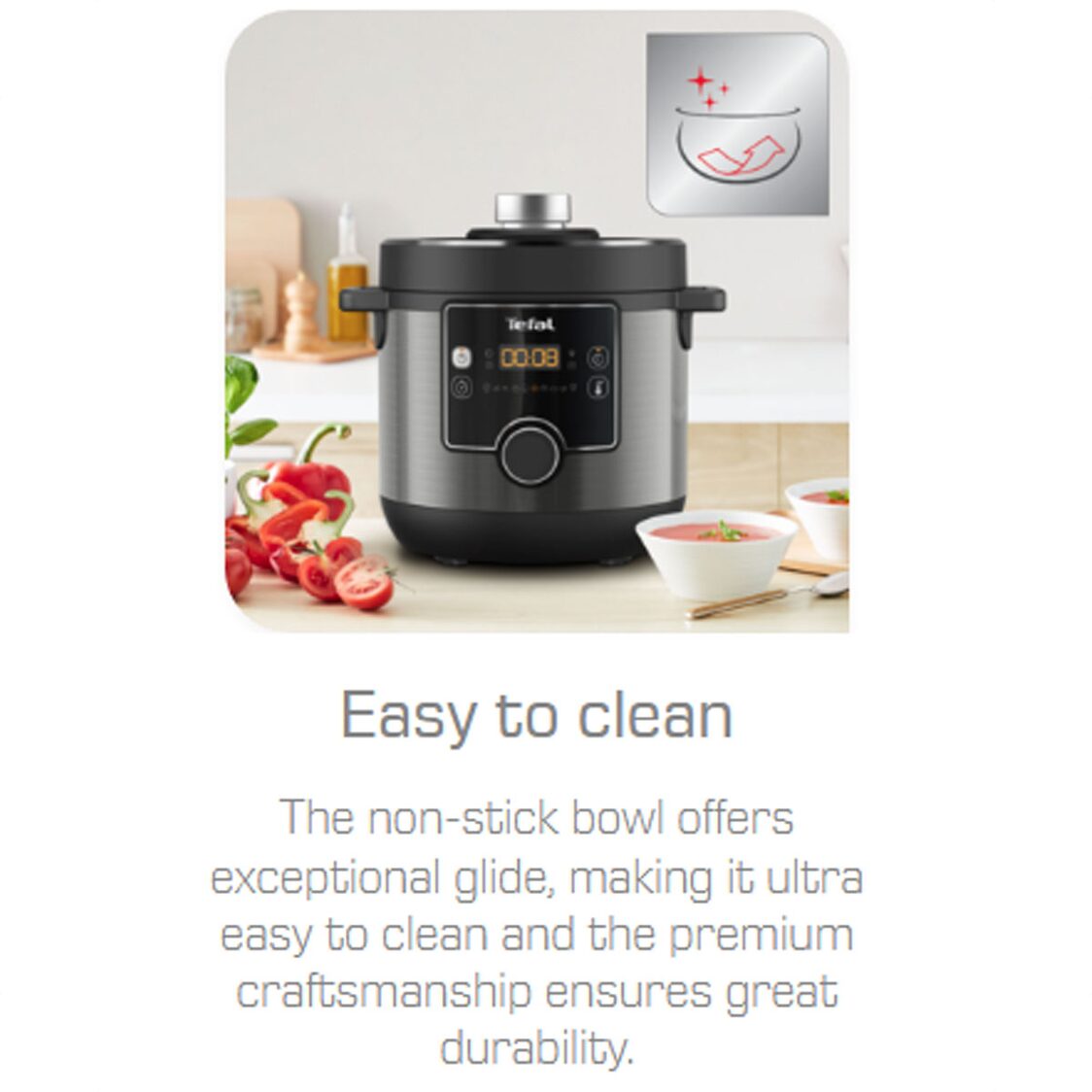 Tefal Turbo Cuisine Maxi Multicooker 7.6L CY777