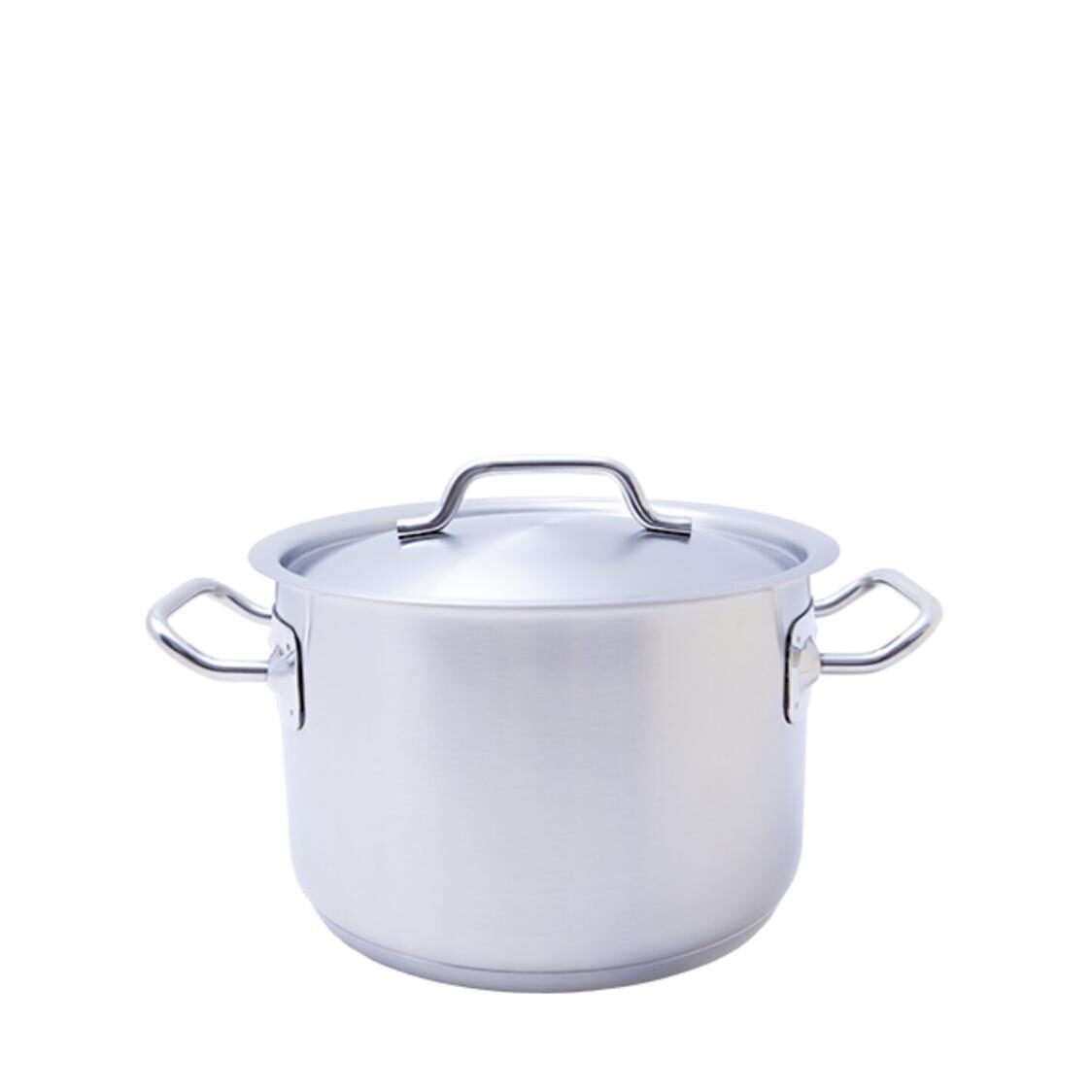 Safico 18-8 Stainless Steel High Casserole With Lid Ø20xH13cm 4.1L  731SF-R-112013-2000