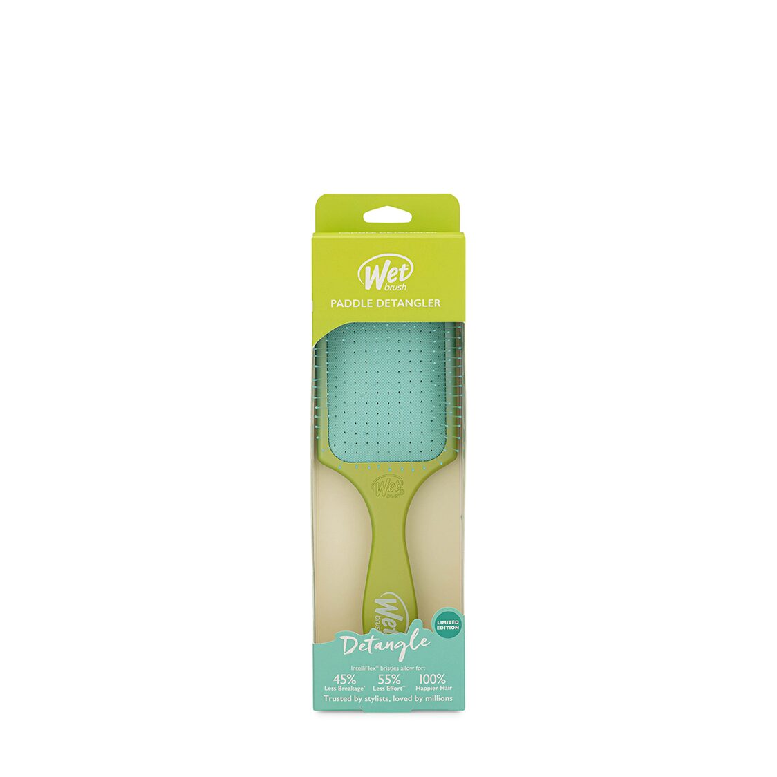 Wet Brush Original Paddle Detangler Ombre Green Blue