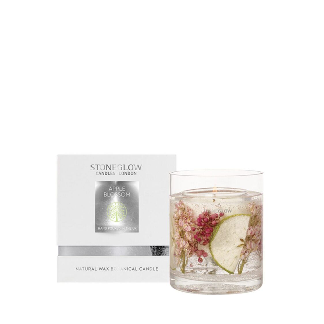 Stoneglow Apple & Pear Blossom Gel Candle