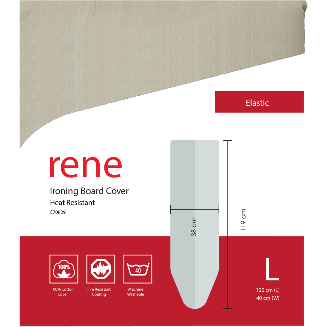 Rene Heat Resistant Baord Cover Classic