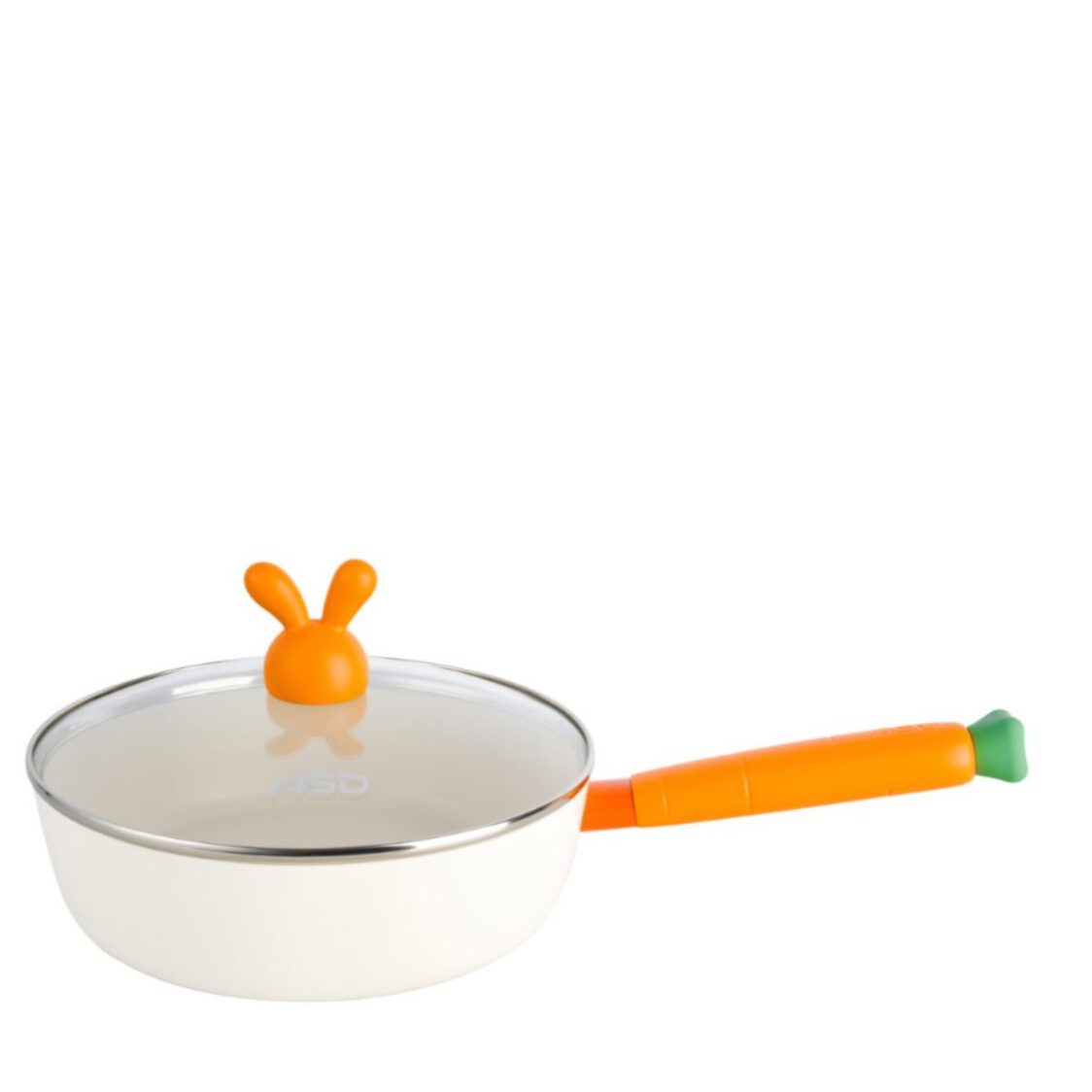 ASD Bunny Collection 24cm Induction Frying  Pan with Glass Lid (HP-BUN324FP-GL)