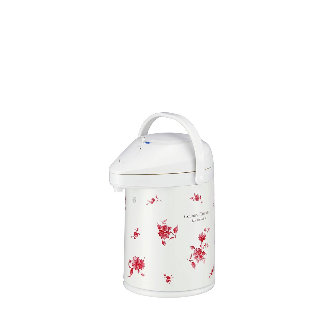 Peacock 2.2L Glass Lined Airpot (MPP-22 FLC) - Country Flowers
