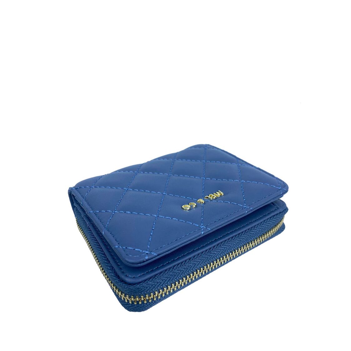Mel&Co Quilted Bifold Snap Wallet With Zip-Around Compartment