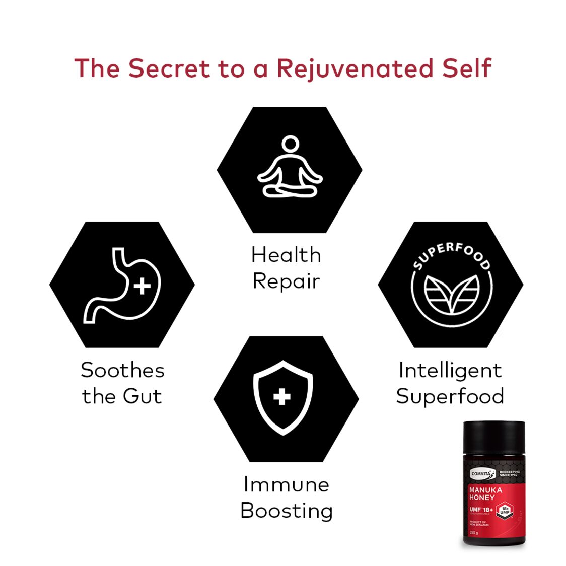 Comvita UMF 18+ Manuka Honey 250g