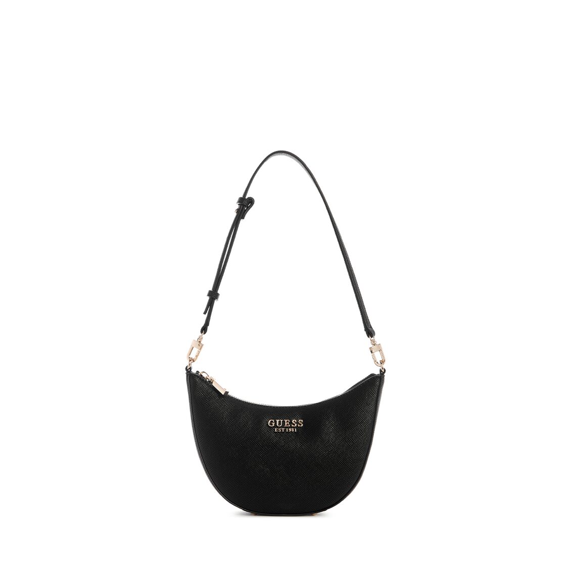 Guess Fedana Mini Top Zip Shldr Bag,Black