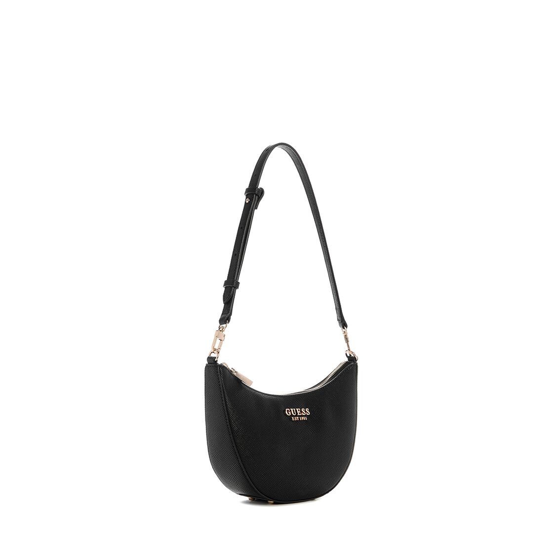 Guess Fedana Mini Top Zip Shldr Bag,Black