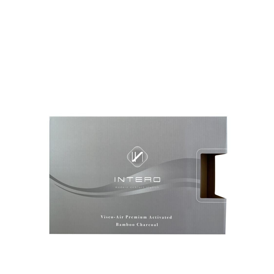 Intero Visco-AIR Charcoal-Infused Memory Foam Pillow Soft Contour