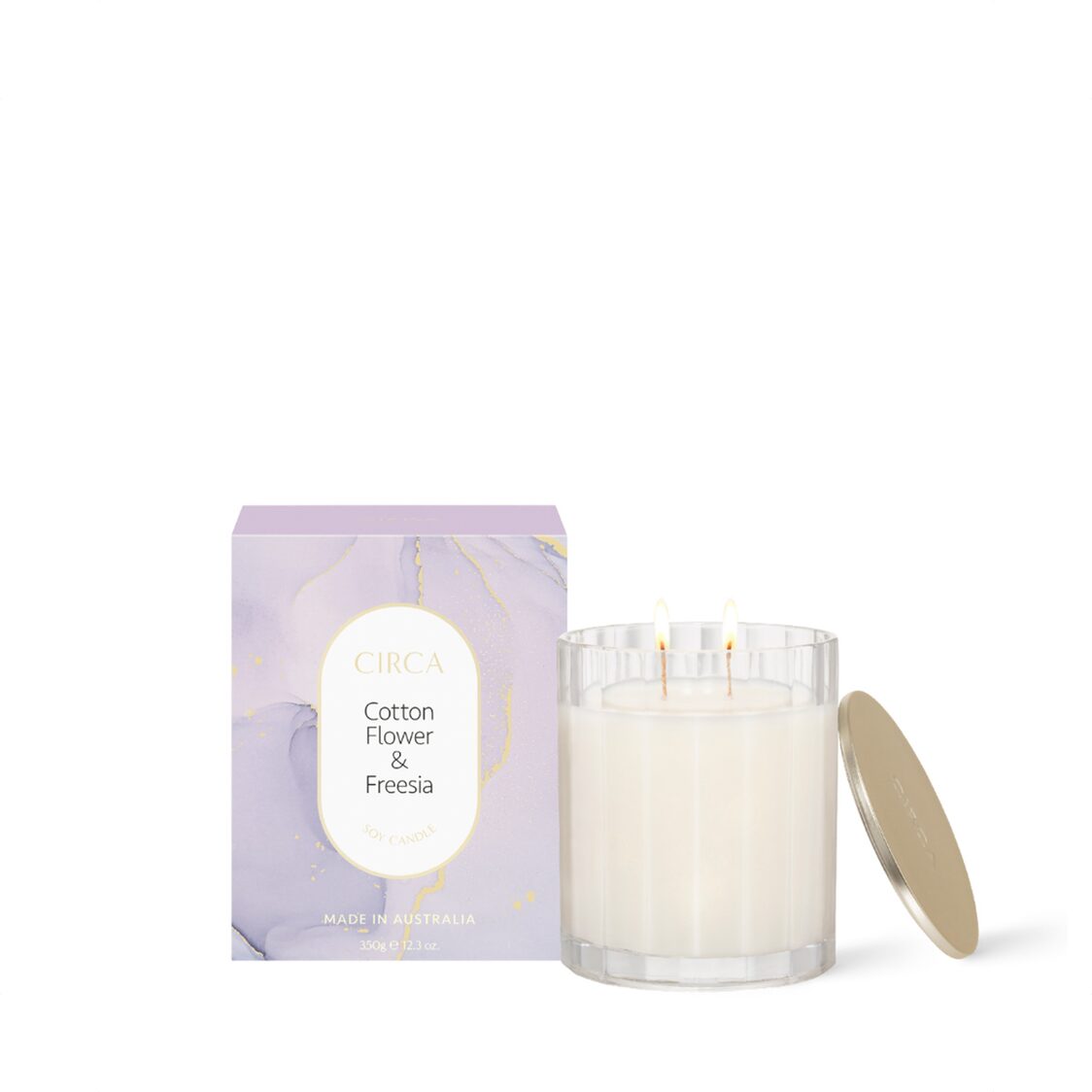 Circa Soy Candle 350g - Cotton Flower & Freesia