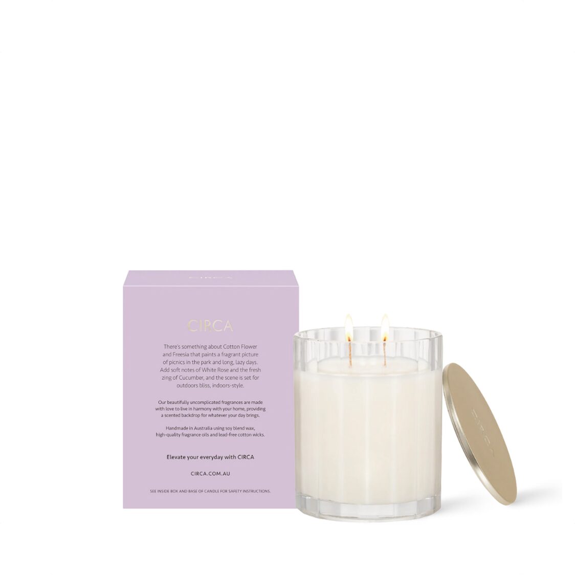 Circa Soy Candle 350g - Cotton Flower & Freesia