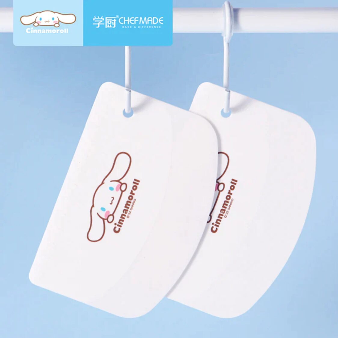 Chefmade Plastic Dough Cutter And Scraper L13.5xW9.1xH0.2cm WH Cinnamoroll (1898cm-CL5002)