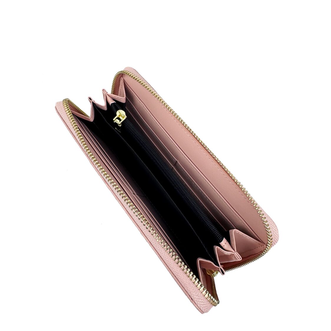 Mel&Co Croco Zip-Around Long Wallet