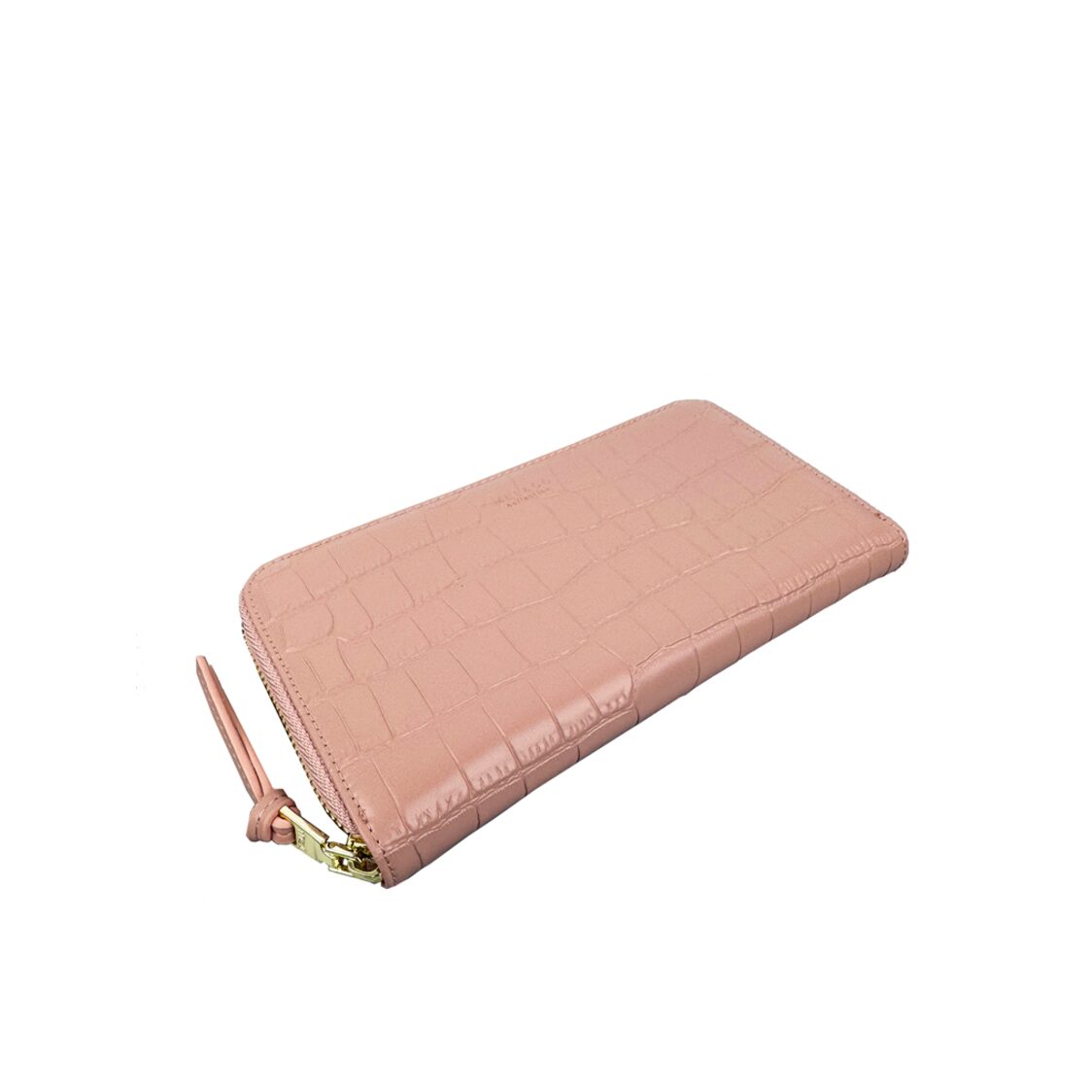 Mel&Co Croco Zip-Around Long Wallet