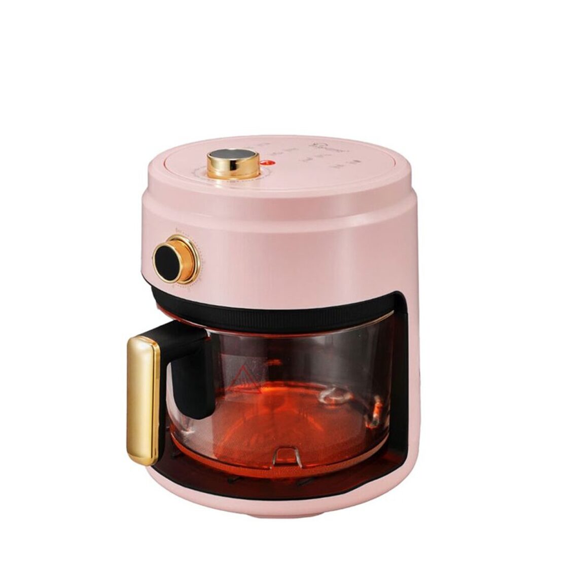La Gourmet 4L Glass Air Fryer - Pink (LGELAF412836) + Free Shogun Cleaver 7Inch (Worth $69.90)