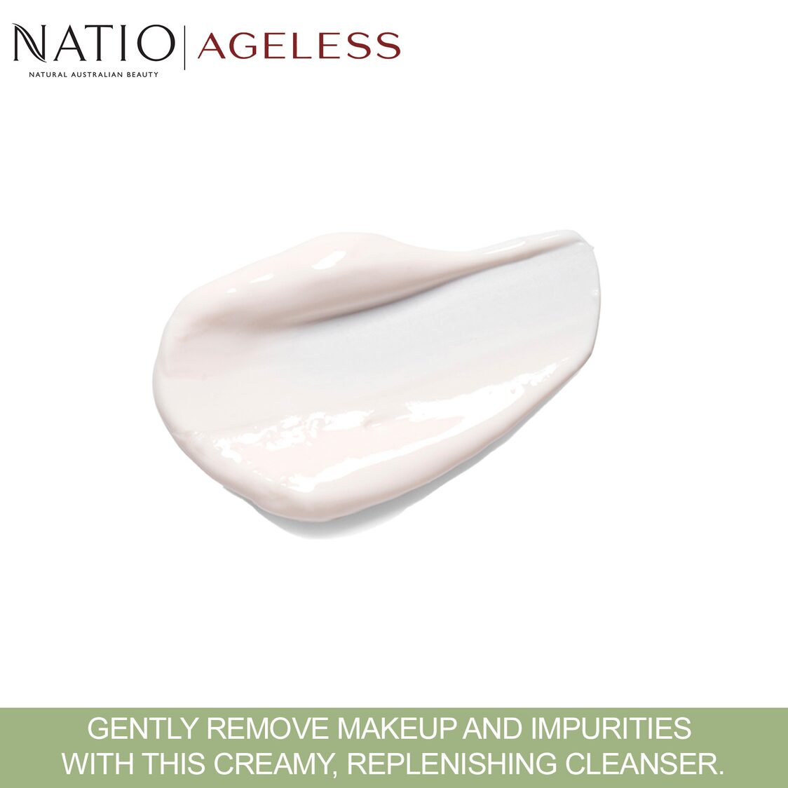 Natio Ageless Replenishing Cream Cleanser 100g