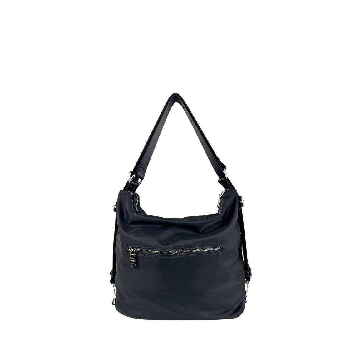 Mel&Co Nylon Two-Way Convertible Shoulder Backpack