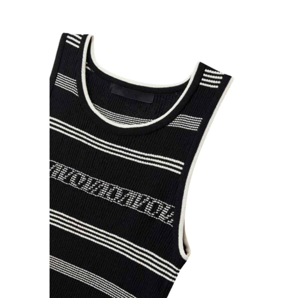 Voice Of Voices Logo Stripe Sleeveless Knit