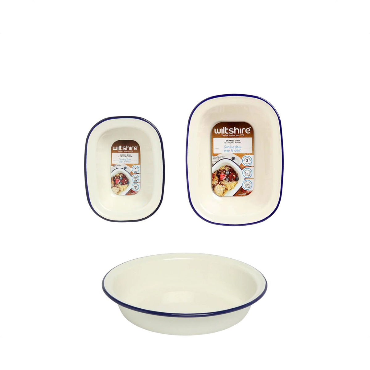 Wiltshire Enamel 3pc Set