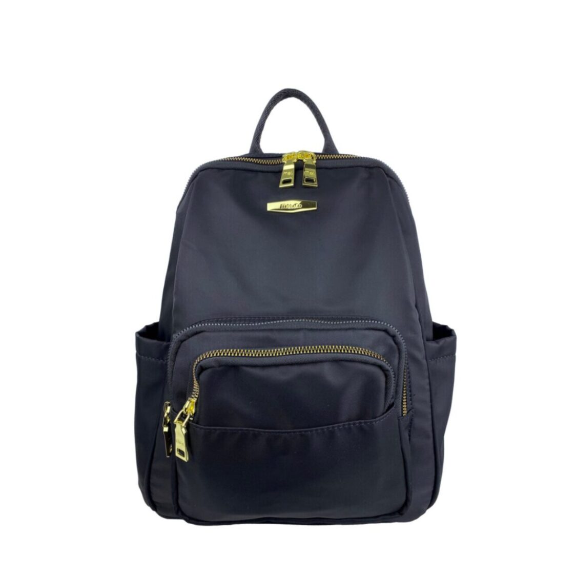 Mel&Co Nylon Angled-Top Backpack