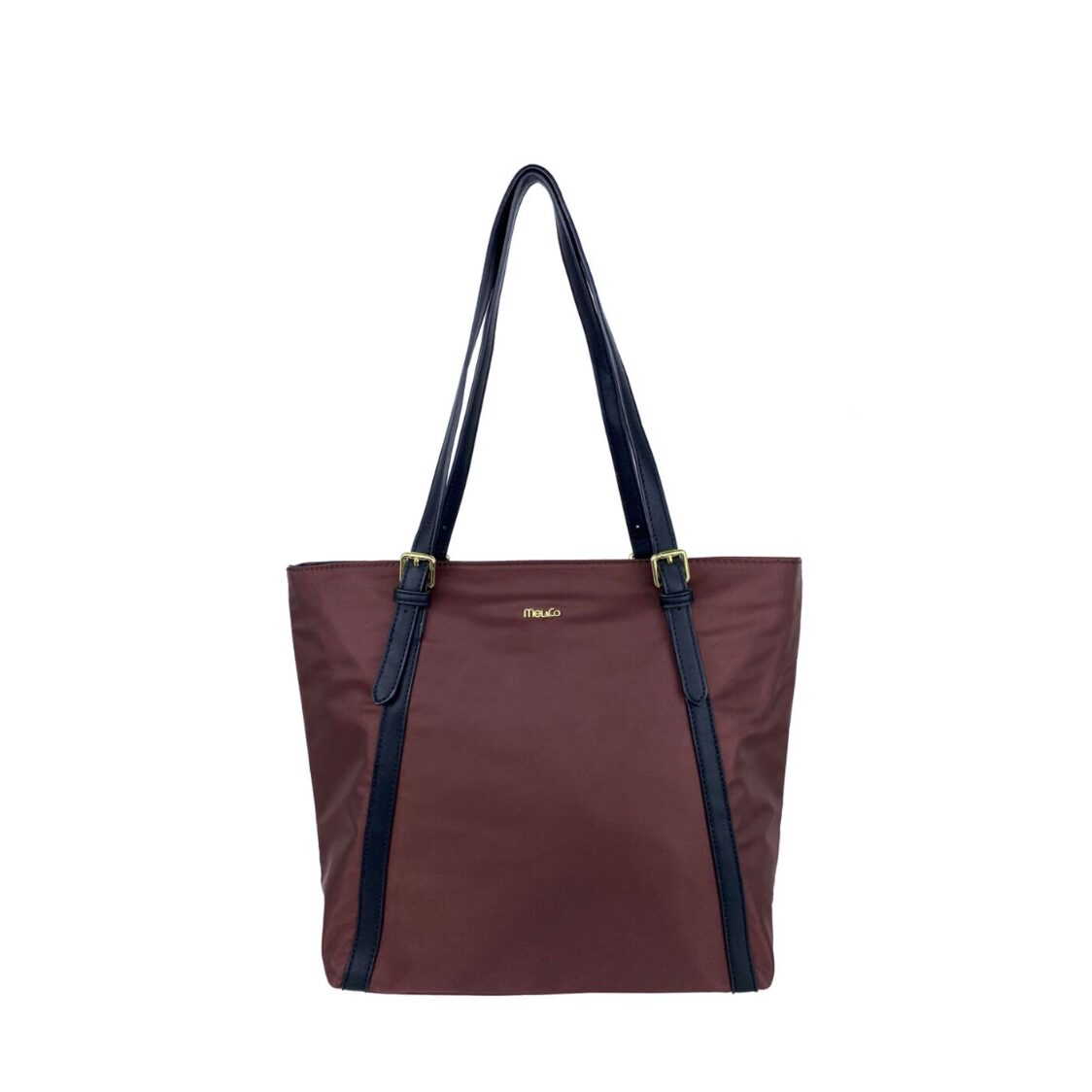 Mel&Co Nylon Double Handle Tote Bag