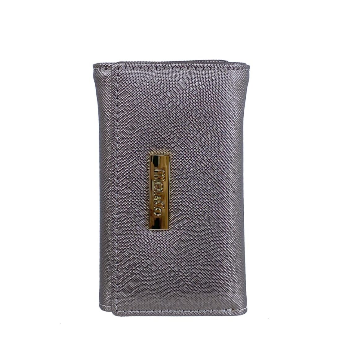 Mel&Co Saffiano Leatherette Basic Key Pouch