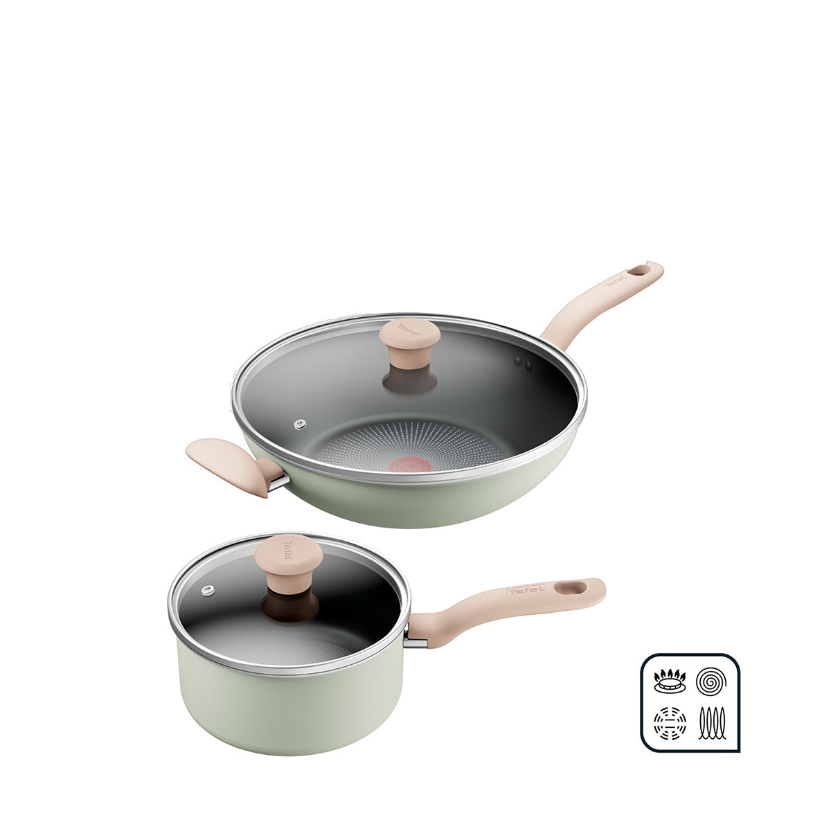 Tefal So Matcha Induction 4pcs Cookware Set IH (G179S4)