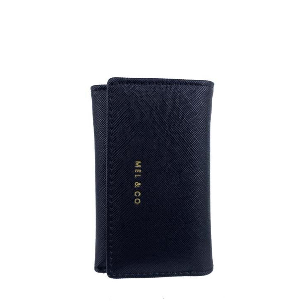Mel&Co Saffiano-Effect Basic Key Pouch