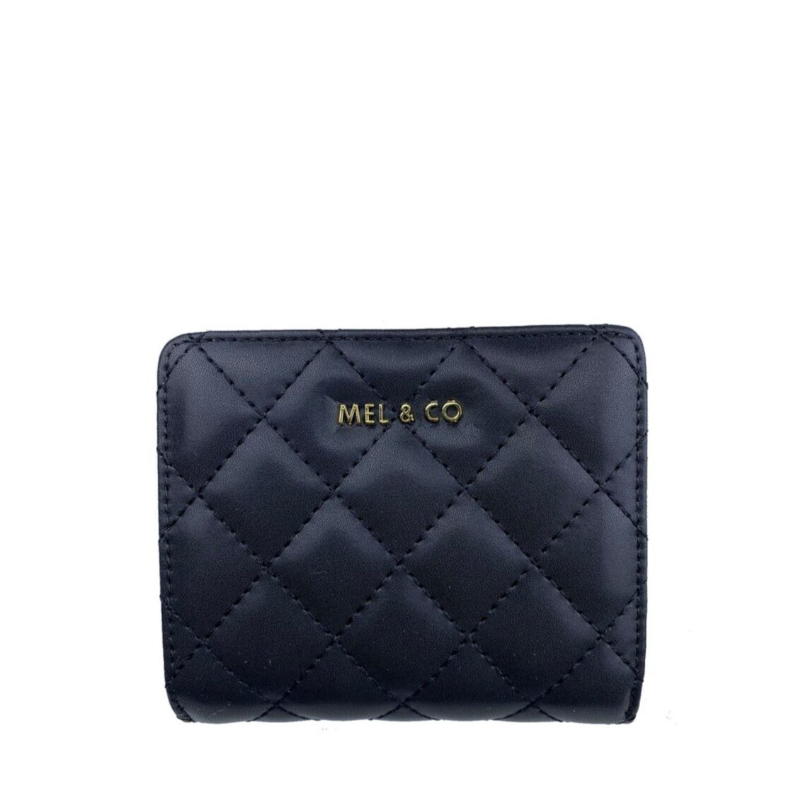 Mel&Co Quilted Bifold Snap Wallet With Zip-Around Compartment