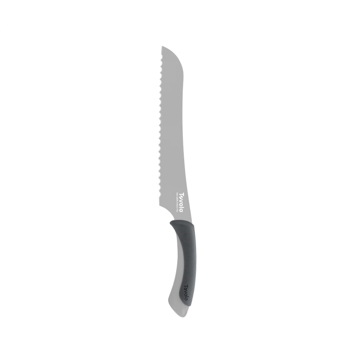 Tovolo Comfort Grip 8.5" Bread Knife Oyster Gray