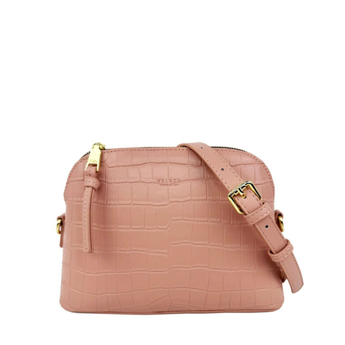 Mel&Co Croco Dome Sling Bag