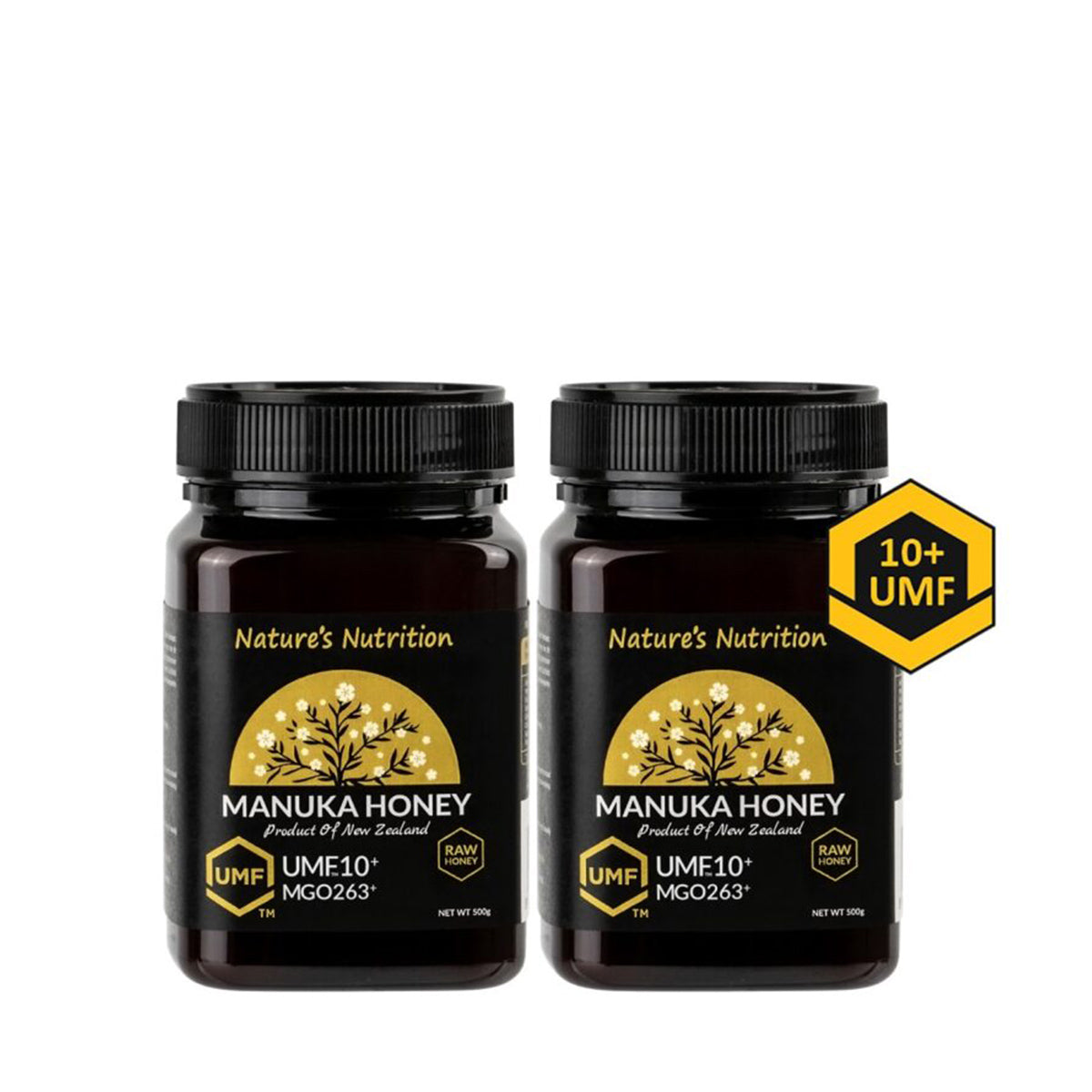 Nature's Nutrition Manuka UMF10+ 500g (2 Bottles)