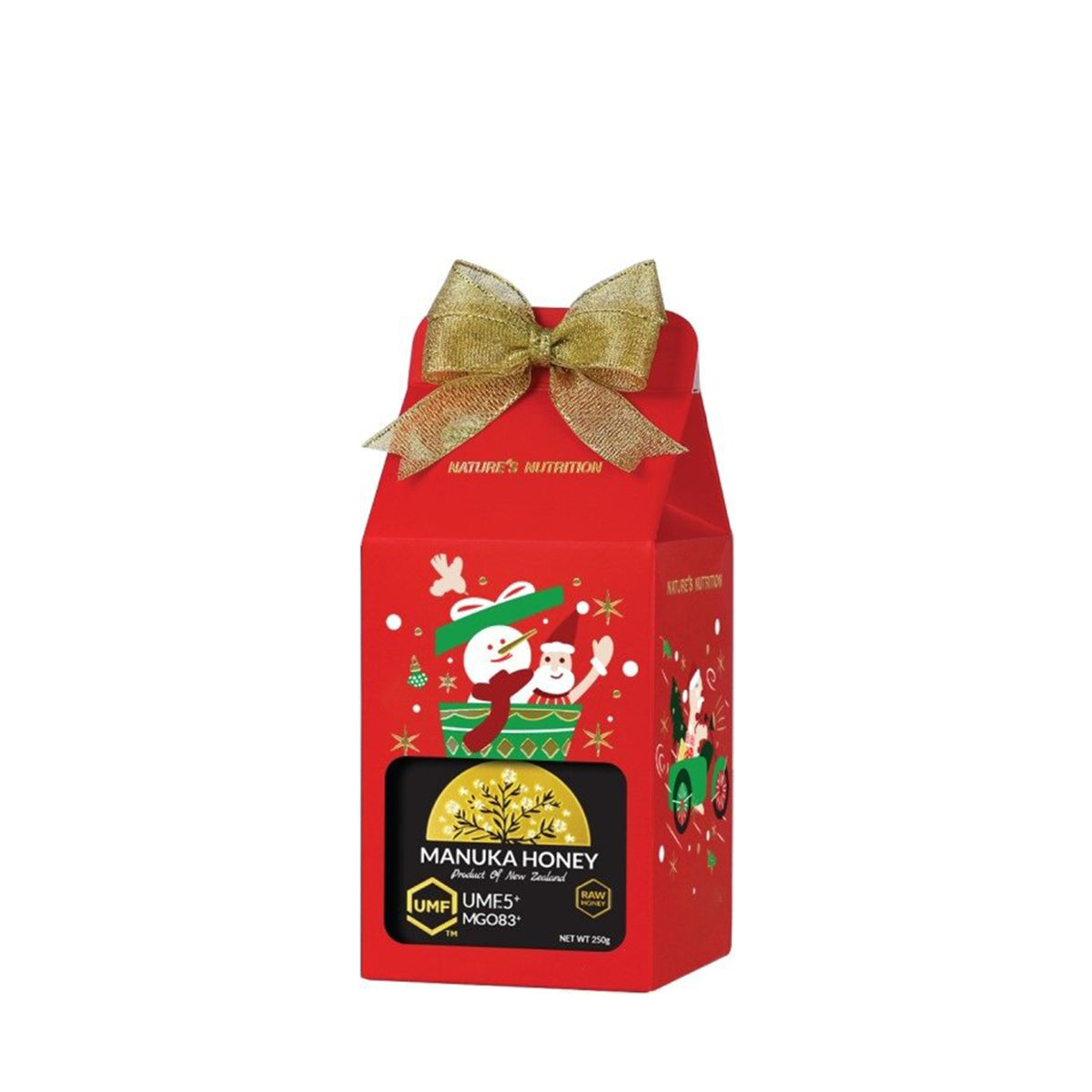 Nature’s Nutrition Manuka Honey UMF 5+ 250g with Christmas Box