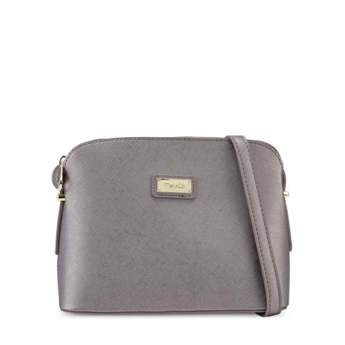 Mel&Co Saffiano Leatherette Sling Bag