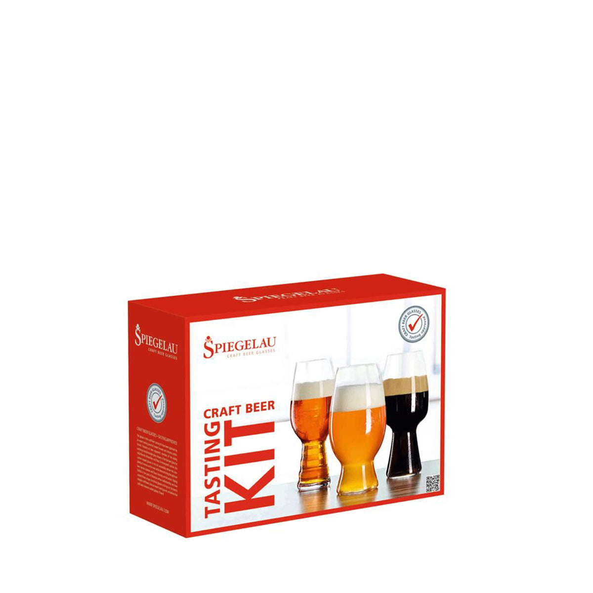 Spiegelau Tasting Kit (IPA/America Wheat Beer/Stout Glass) Craft Beer Glasses (Bundle of 3)