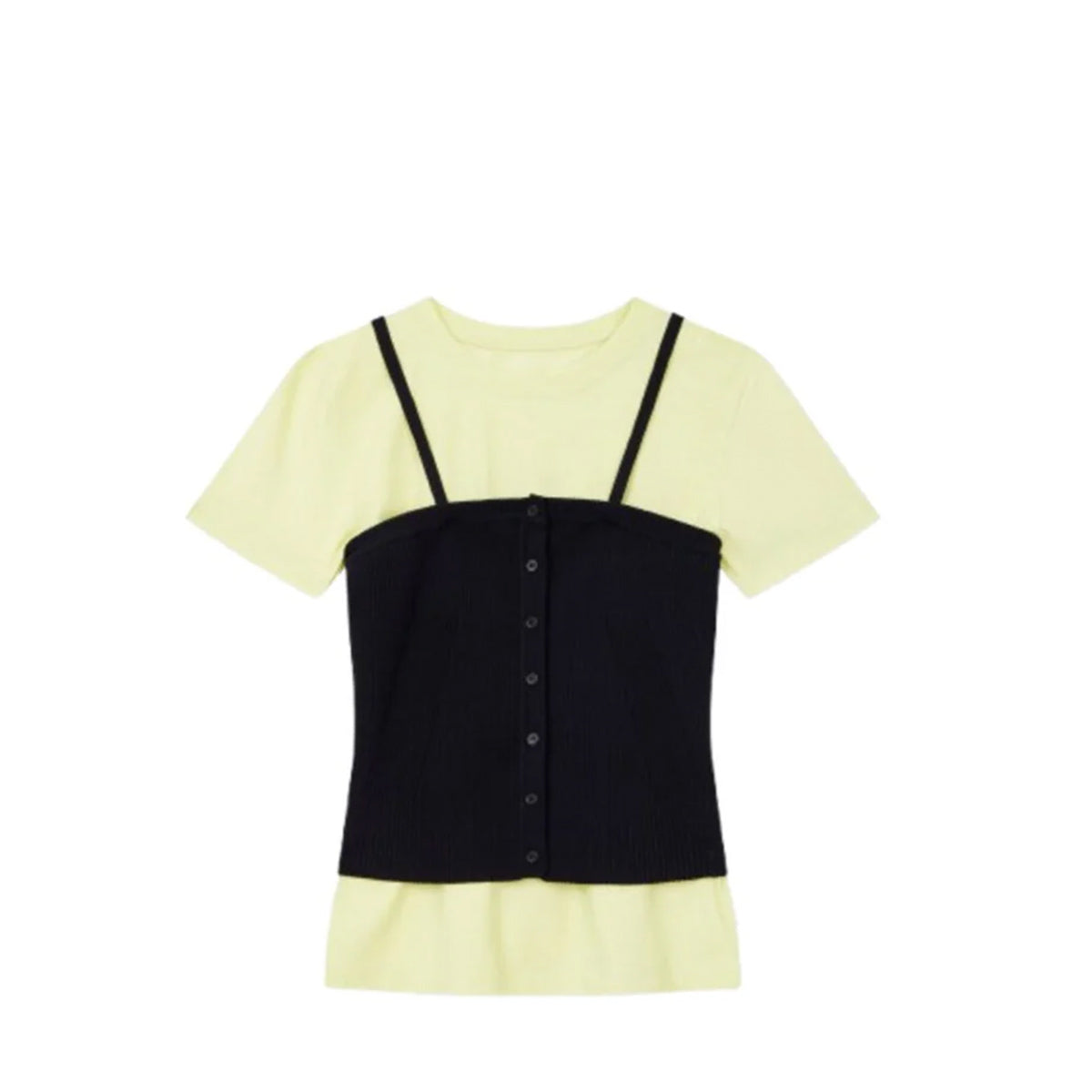 Voice Of Voices Stretch Knit Bustier Top D/Navy