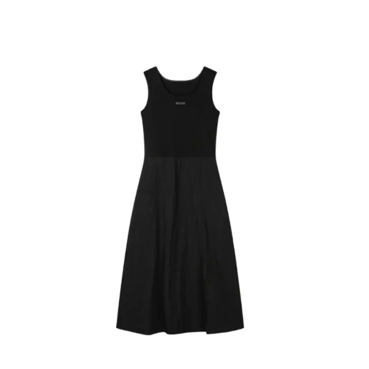 Voice Of Voices Layered Sleeveless Dress Black