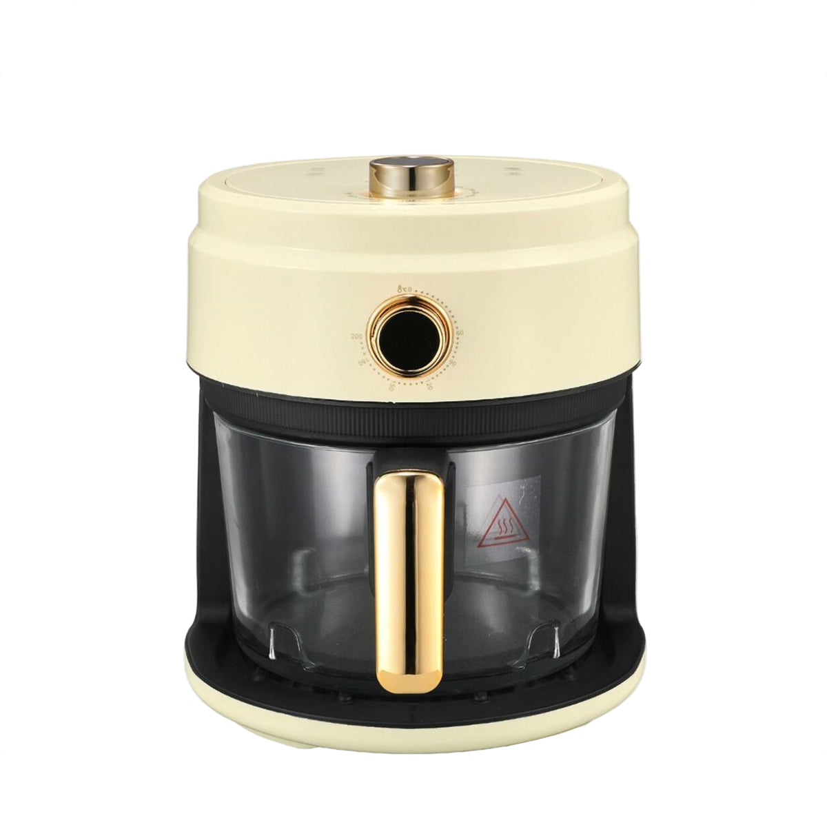 La Gourmet 4L Glass Air Fryer - Cream (LGELAF412850)